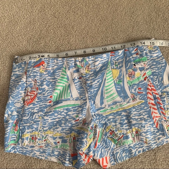 Lilly Pulitzer Get Nauti Regatta Style Flat Shorts - Picture 3 of 8